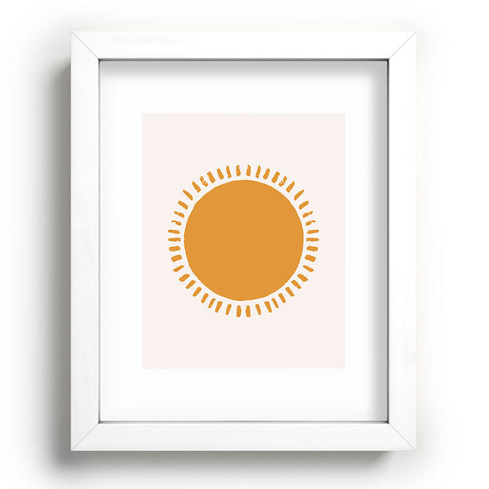 Summer Desert Sun Recessed Framing Rectangle