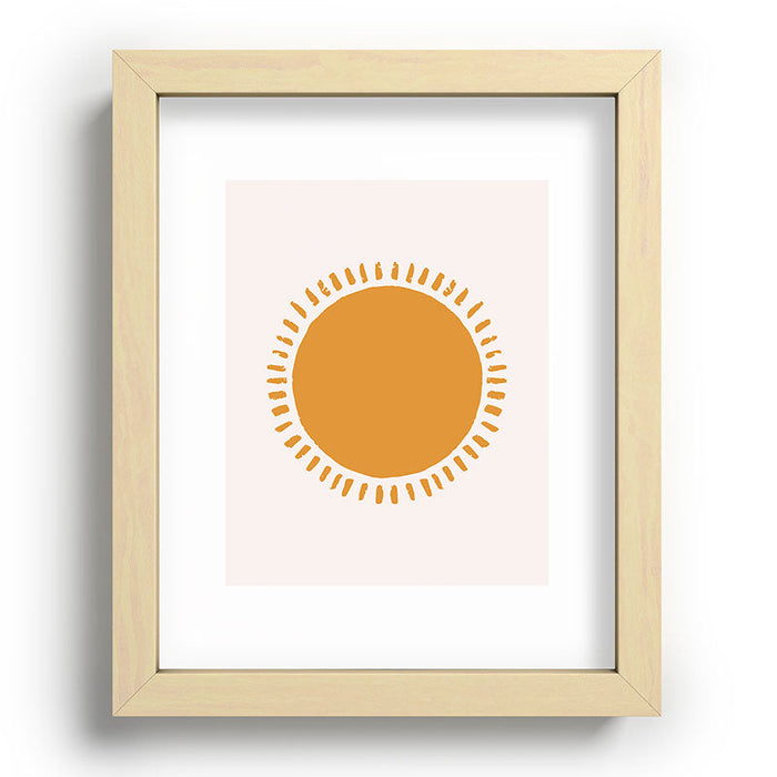 Summer Desert Sun Recessed Framing Rectangle