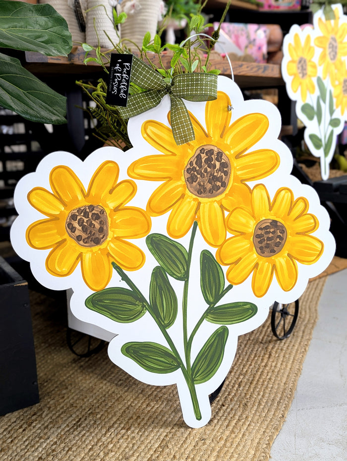 Sunflower Bunch Door Hanger