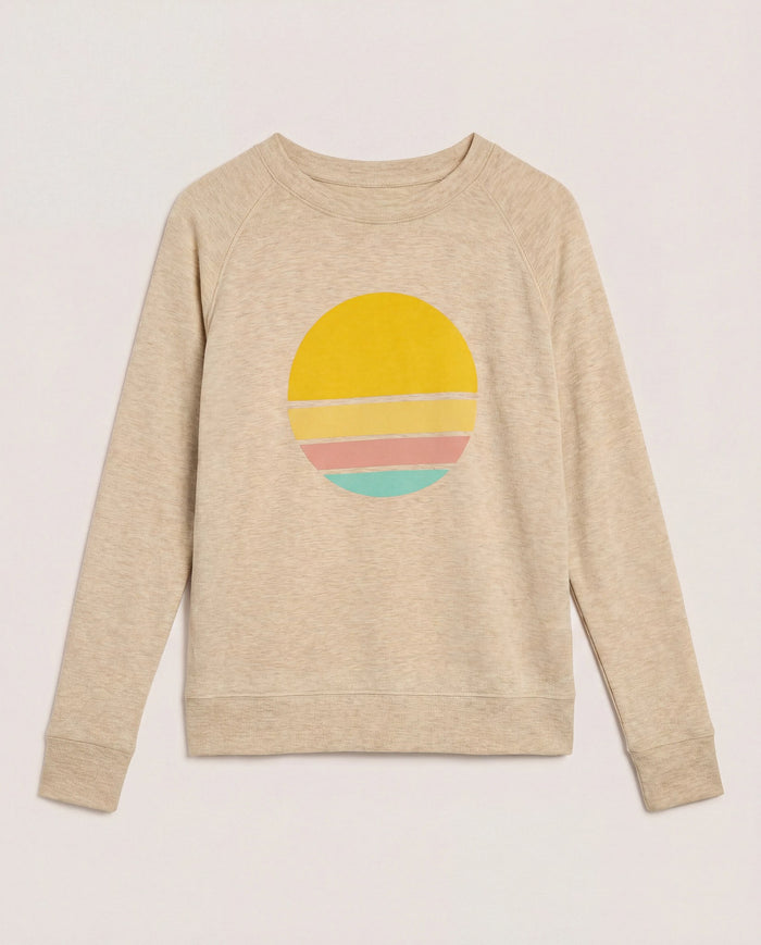 Marble $|& SEAS Sunny Logo Graphic Sweatshirt - Hanger Detail
