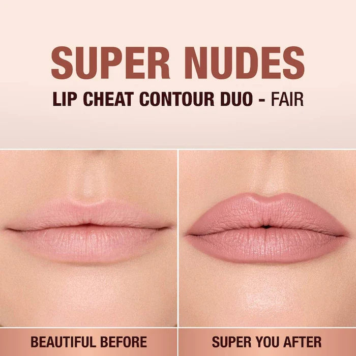 Super Nudes Lip Cheat Contour Duo Lip Liner