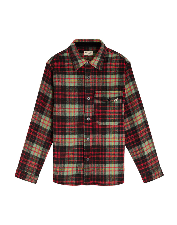 surchemise over darkred PULLIN en polyester