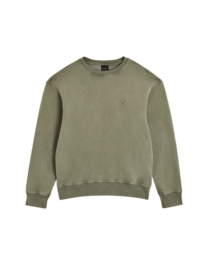 crew neck squareleaf PULLIN