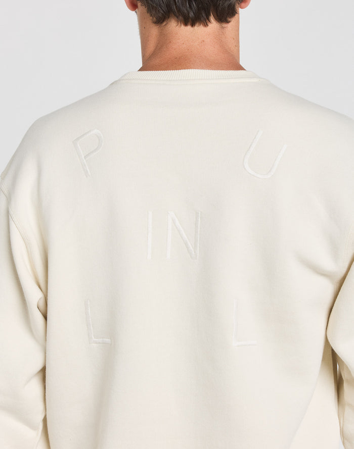 crew neck squareraw PULLIN