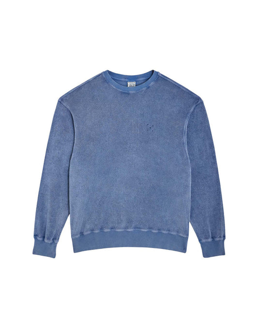 crew neck terry blue PULLIN