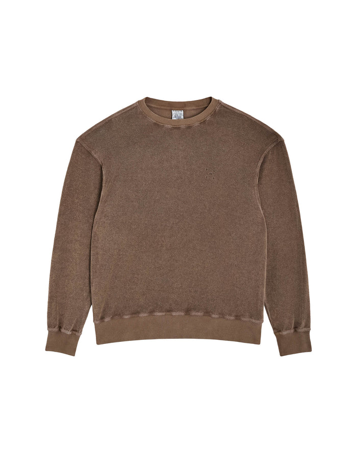 crew neck terry teak PULLIN