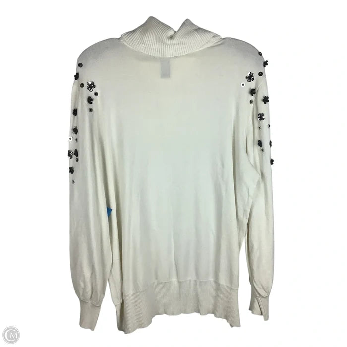 Sweater By Alfani In White, Size: Xl