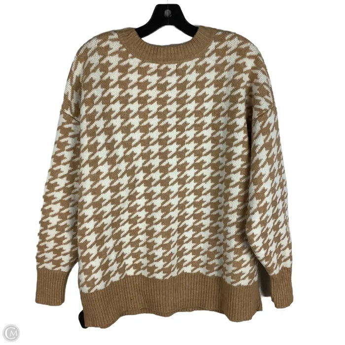 Sweater By Ava & Viv In Brown, Size: 1x