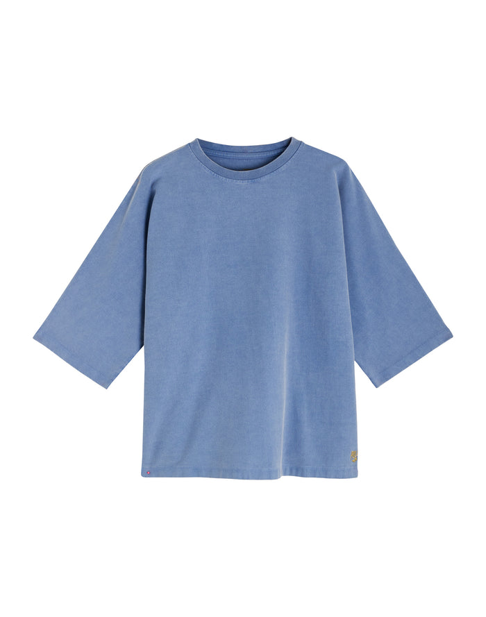 t-shirt billie blue PULLIN en coton