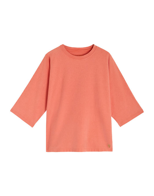 t-shirt billie orange PULLIN en coton