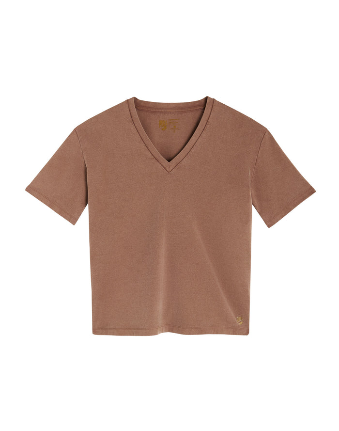 t-shirt niko mocha PULLIN en coton