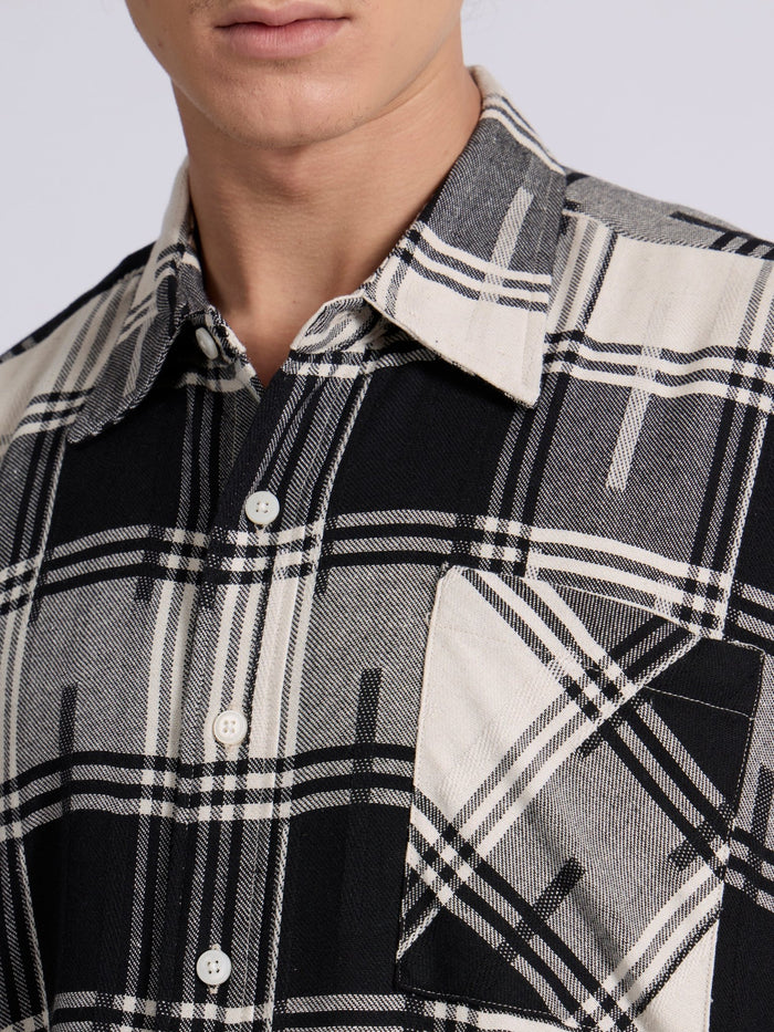 Men's Drop Shoulder Checks Shirt
