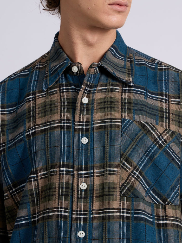 Men's Drop Shoulder Checks Shirt