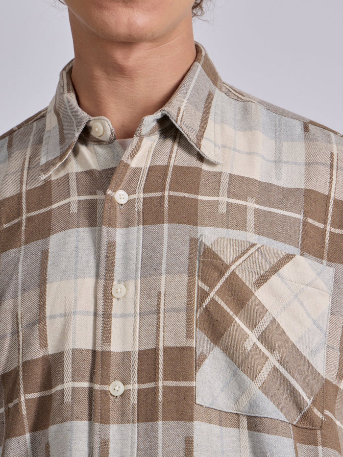 Men's Drop Shoulder Checks Shirt