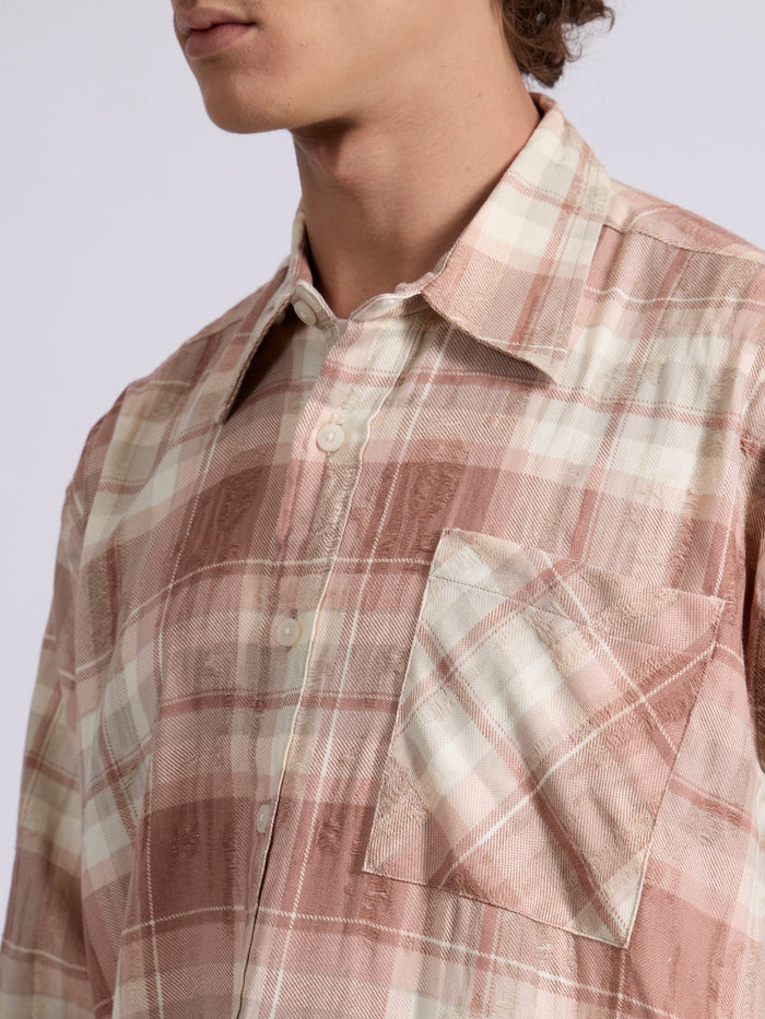 Men's Drop Shoulder Checks Shirt