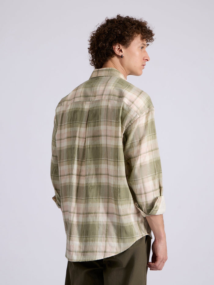 Men's Drop Shoulder Checks Shirt