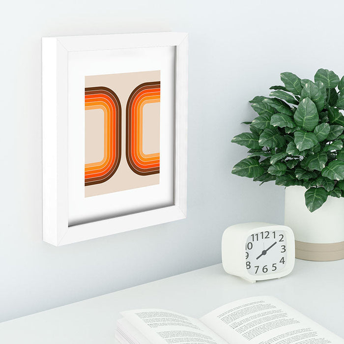 Tan Tunnel Recessed Framing Rectangle