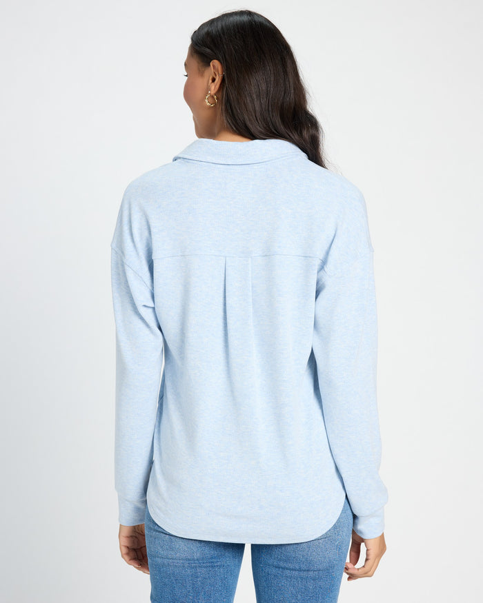 Sky Blue Heather $|& Thread & Supply Taylor Top - SOF Back