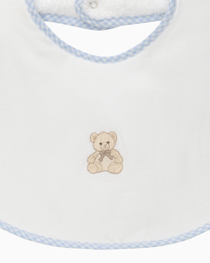 Lapinou Bib Teddy Embroidered Bib