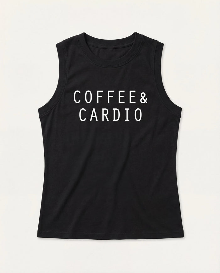 Faded Black $|& Interval Terrain Muscle Tank - Hanger Detail