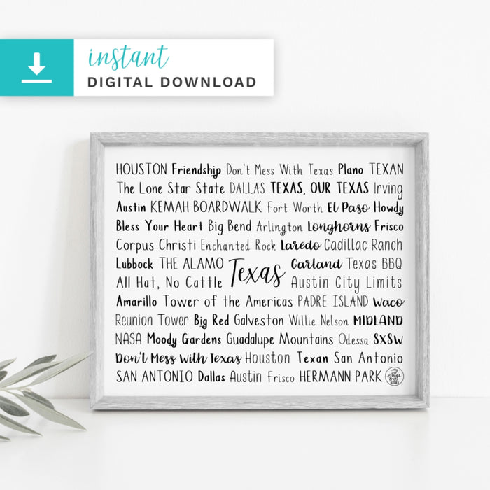 Texas Digital Download
