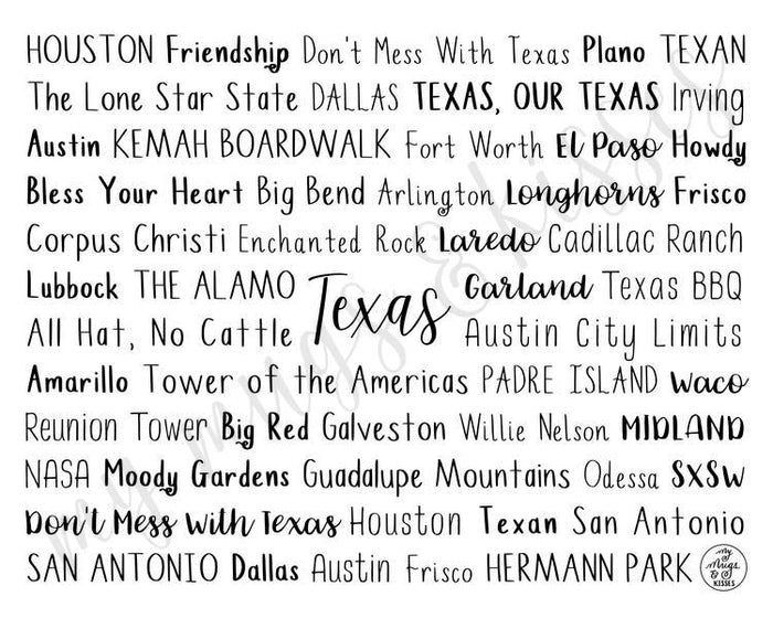 Texas Digital Download