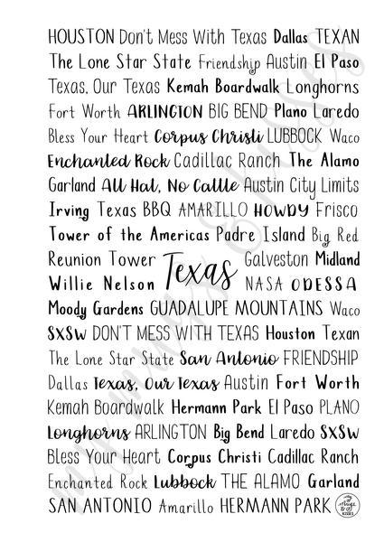 Texas Spiral Notebook