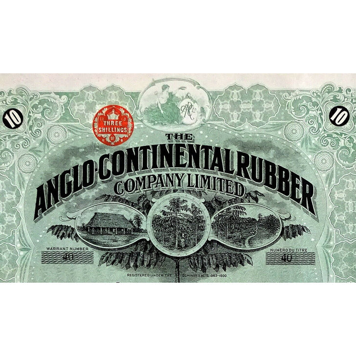 The Anglo-Continental Rubber Company Limited 1907 London