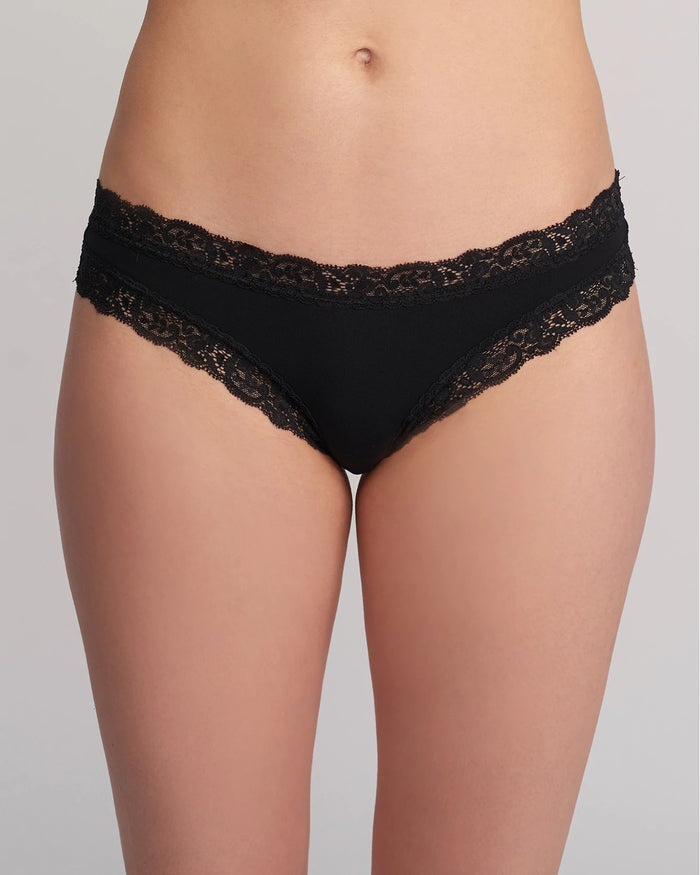 Champagne/Black $|& Fleur't The Iconic Thong - SOF Side
