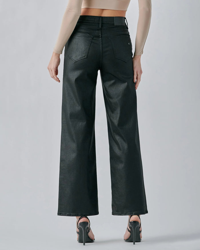 Black Coated $|& Hidden The Logan Dad Jean - Hanger Side