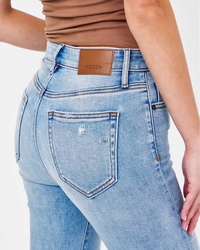 Light Wash $|& Hidden The Ryan Bootcut Jean - Hanger Back