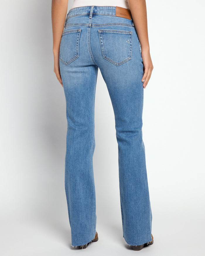 Medium Wash $|& Hidden The Ryan Low Rise Bootcut Jeans - SOF Back