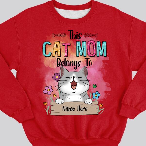 Sweatshirt (Light Color) / Red / S