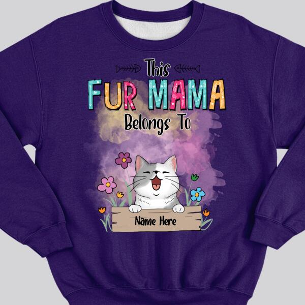 Sweatshirt (Light Color) / Purple / S