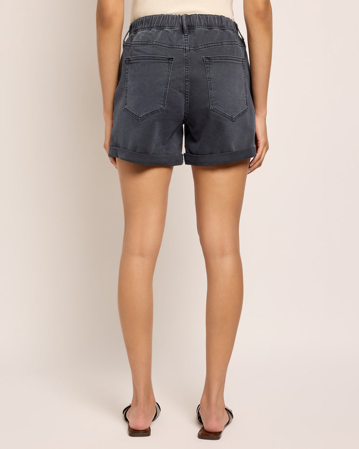 Navy $|& Vigoss Tie Waist Utility Short - SOF Back