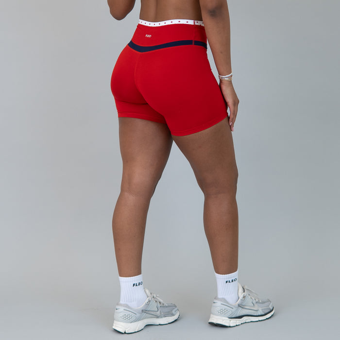 Salsa Multi Tier Short 6" - No Front Seam - High Rise by FLEO - 2