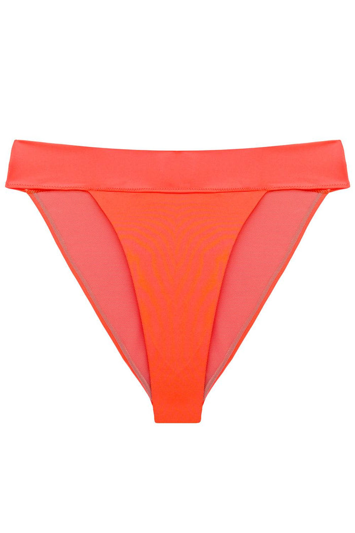 Tonic Tangerine high waisted bikini bottom - yesUndress