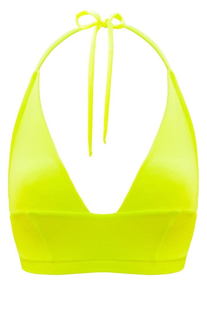 Tonic Yellow bikini top - yesUndress