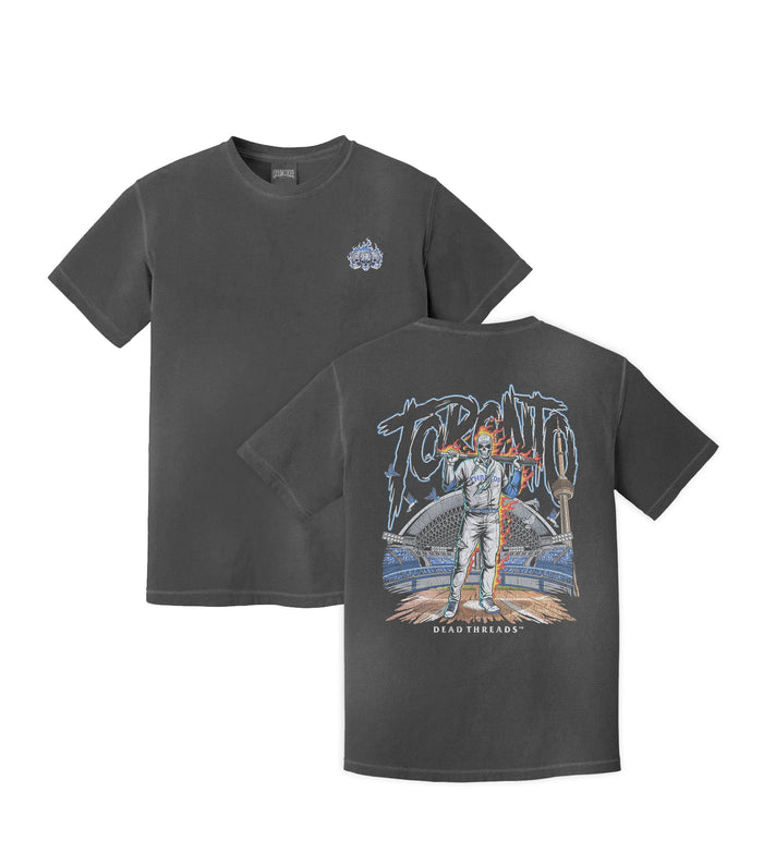 TORONTO BASEBALL - “3 SKULL” PREMIUM T - SHIRT – T-Shirt – Dead Threads Apparel