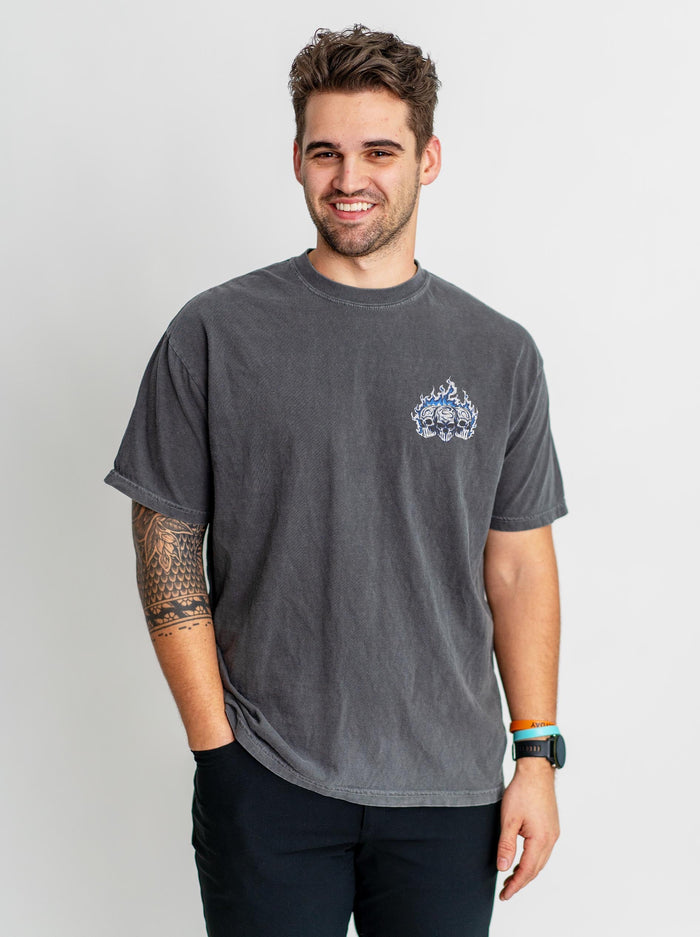 TORONTO BASEBALL - “3 SKULL” PREMIUM T - SHIRT – T-Shirt – Dead Threads Apparel