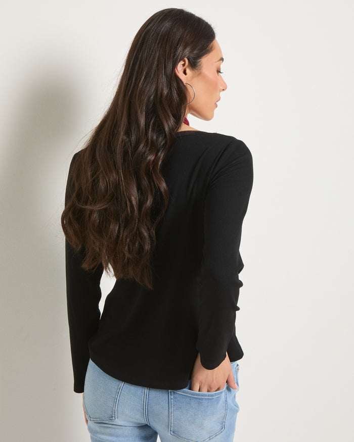 Black $|& SEAS Total Eclipse Top - SOF Back
