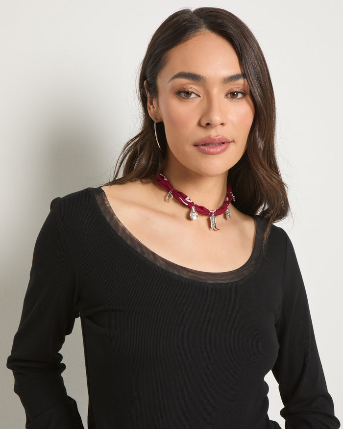 Black $|& SEAS Total Eclipse Top - SOF Full Front