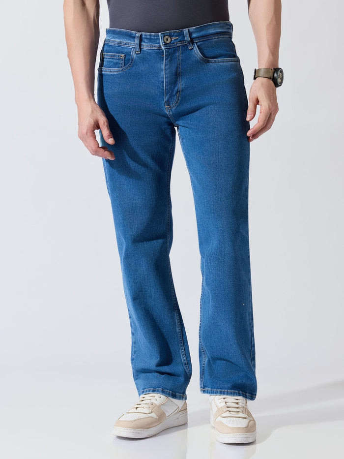 Men's Straight Fit Jeans - Blue