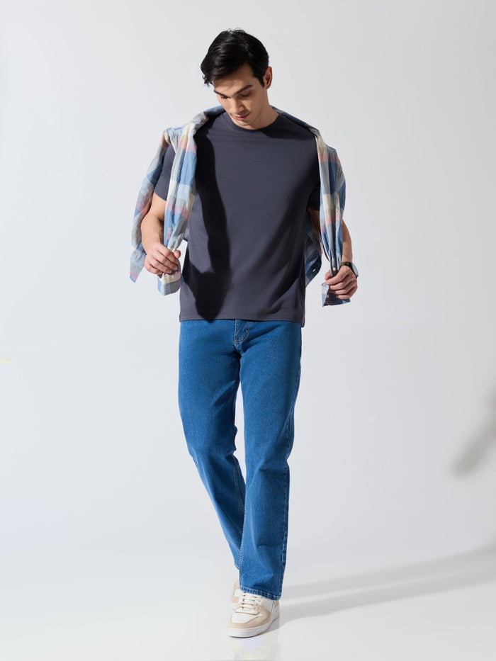 Men's Straight Fit Jeans - Blue
