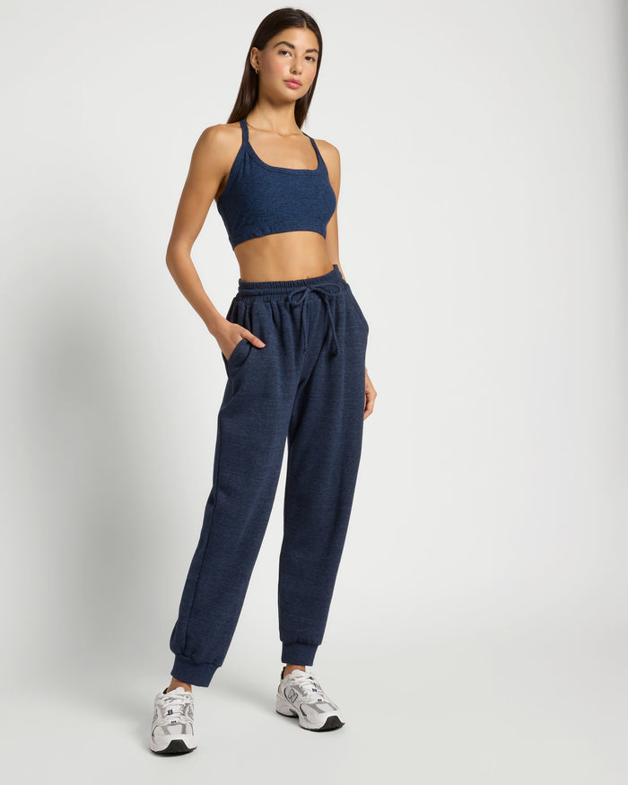 Ink Navy $|& Interval Triblend Jogger - UGC On Fig