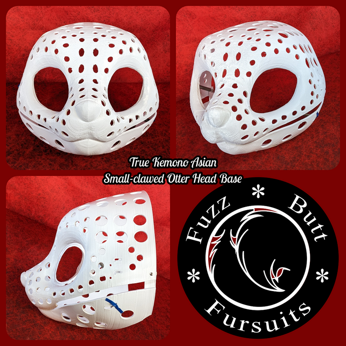 True Kemono Asian Small-clawed Otter Head Base
