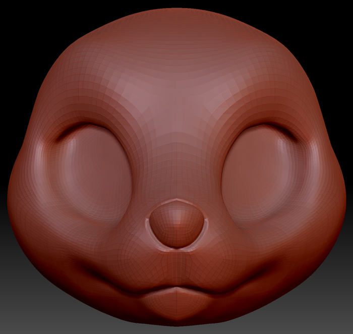 True Kemono Asian Small-clawed Otter Head Base