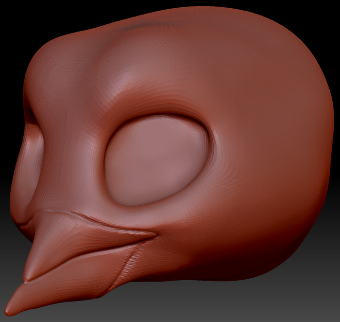 True Kemono Black Skimmer Head Base