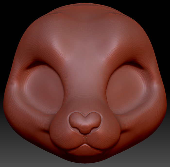 True Kemono Canine Head Base Variant 1