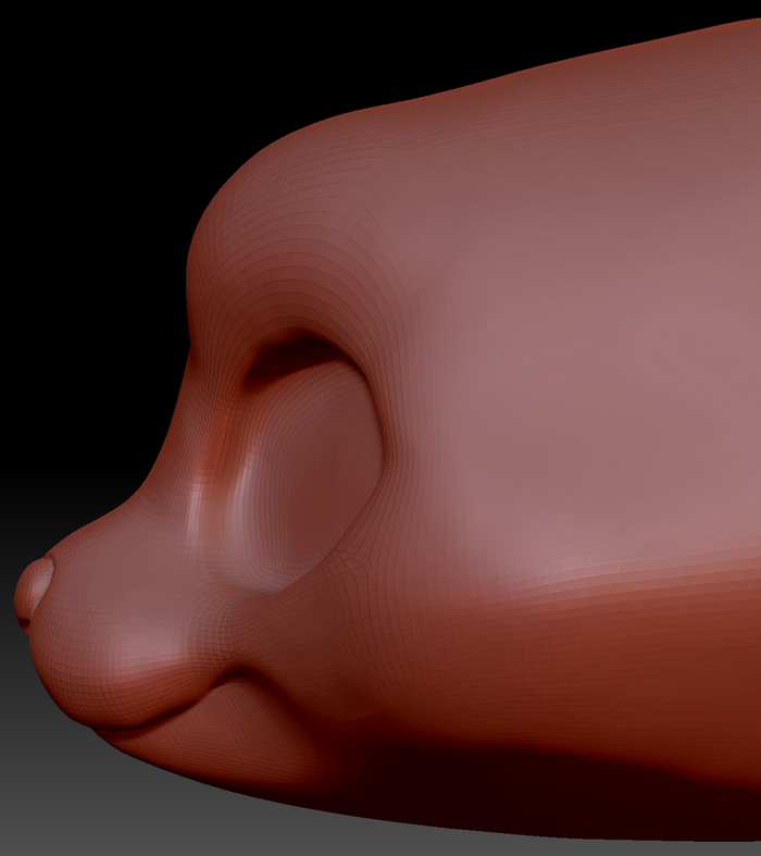 True Kemono Canine Head Base Variant 1